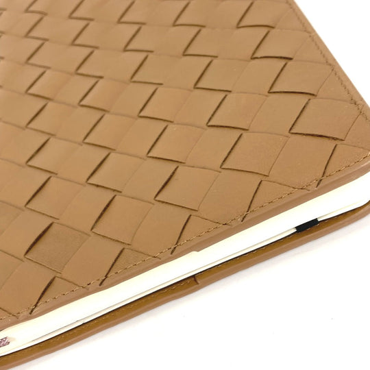 BOTTEGAVENETA Note cover 782665 leather Brown Stationery INTRECCIATO mens Used Authentic