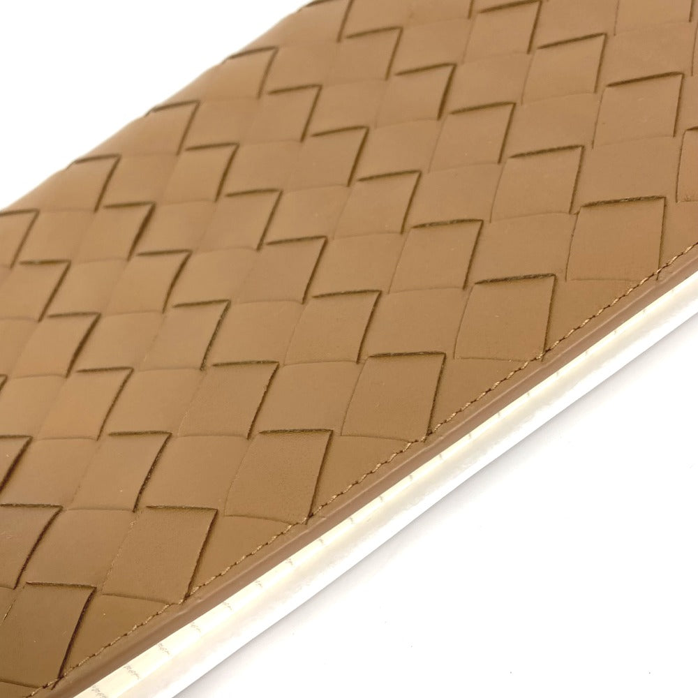 BOTTEGAVENETA Note cover 782665 leather Brown Stationery INTRECCIATO mens Used Authentic