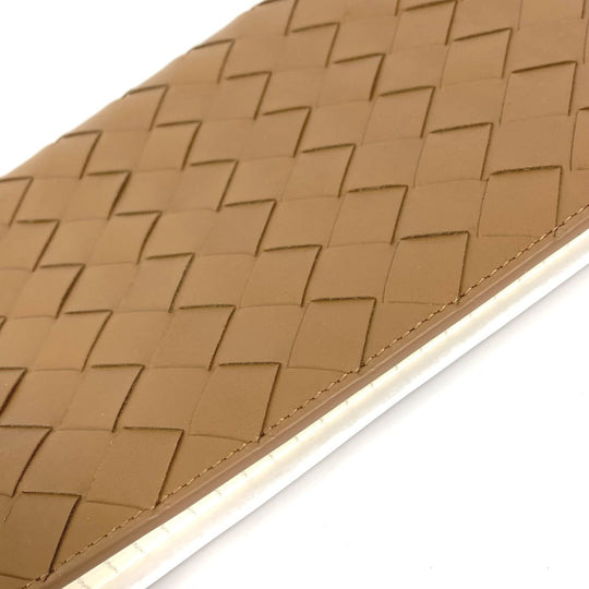 BOTTEGAVENETA Note cover 782665 leather Brown Stationery INTRECCIATO mens Used Authentic