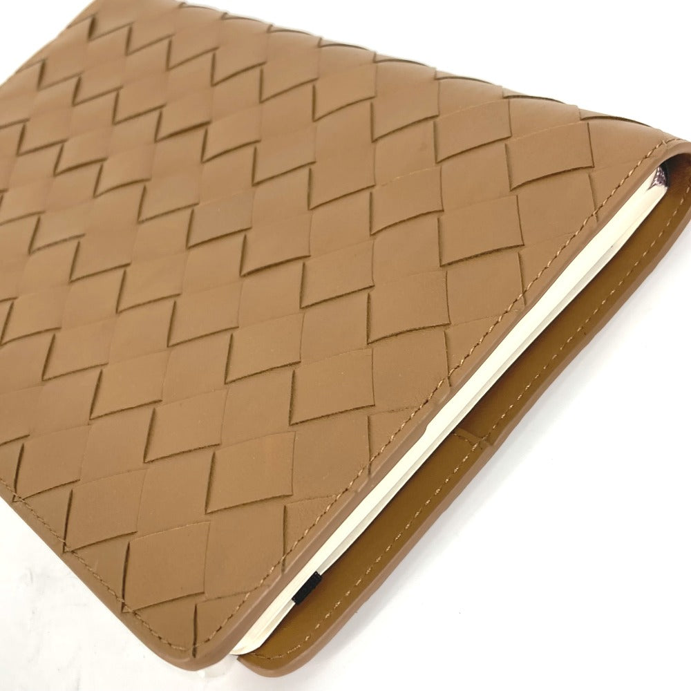 BOTTEGAVENETA Note cover 782665 leather Brown Stationery INTRECCIATO mens Used Authentic