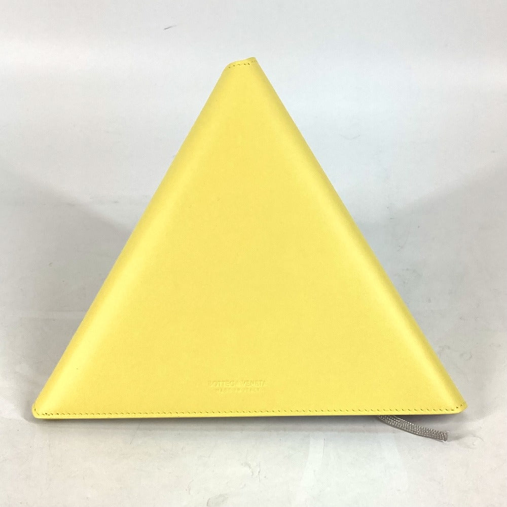 BOTTEGAVENETA Note cover leather yellow Triangle triangle mens Used Authentic