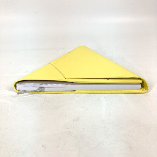 BOTTEGAVENETA Note cover leather yellow Triangle triangle mens Used Authentic