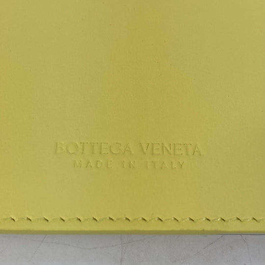 BOTTEGAVENETA Note cover leather yellow Triangle triangle mens Used Authentic