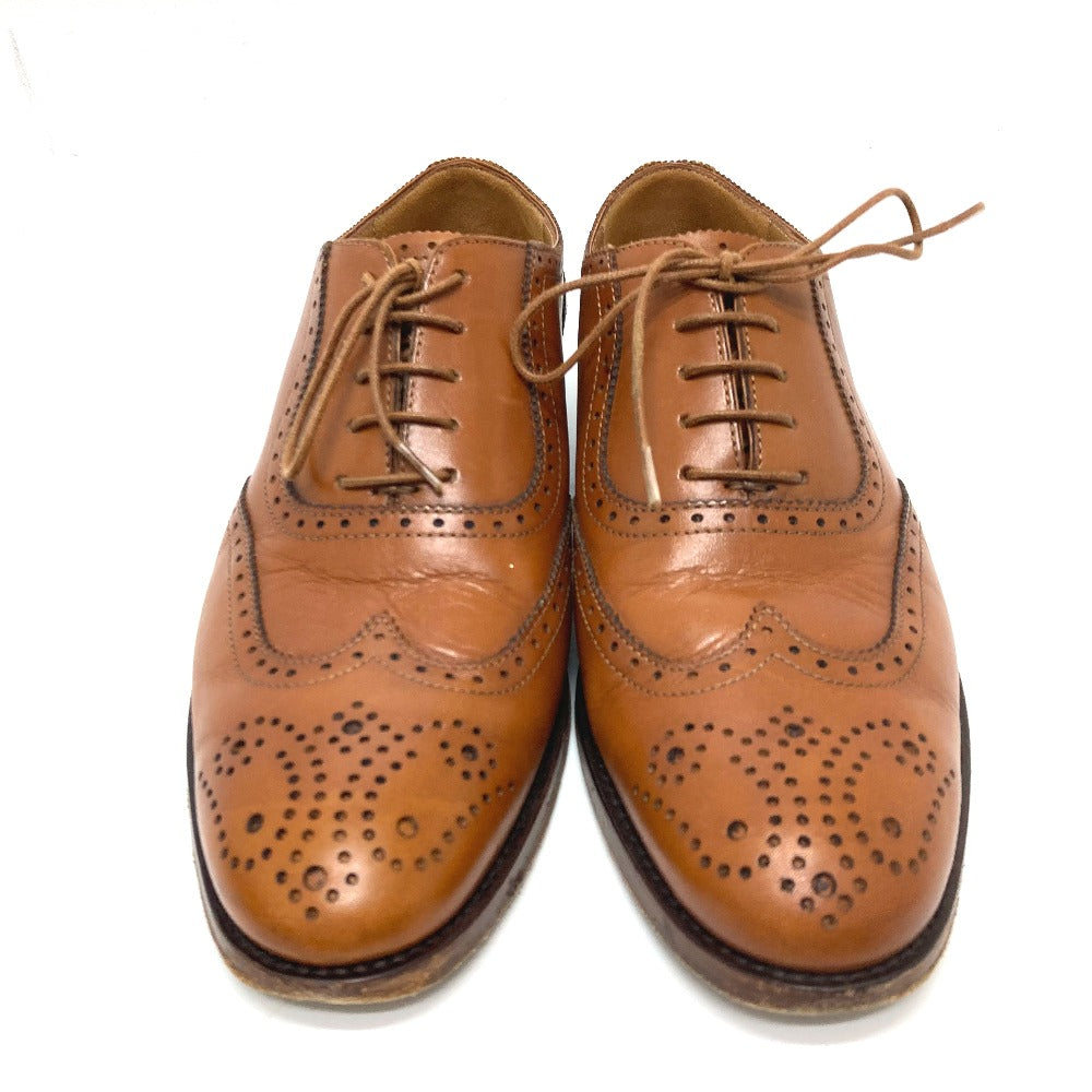 RALPH LAUREN loafers leather Brown Dress Chip Women 37 1|2 (M) Used Authentic