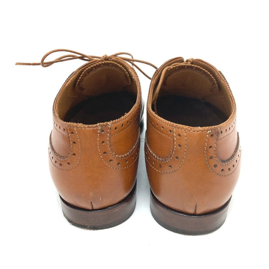 RALPH LAUREN loafers leather Brown Dress Chip Women 37 1|2 (M) Used Authentic