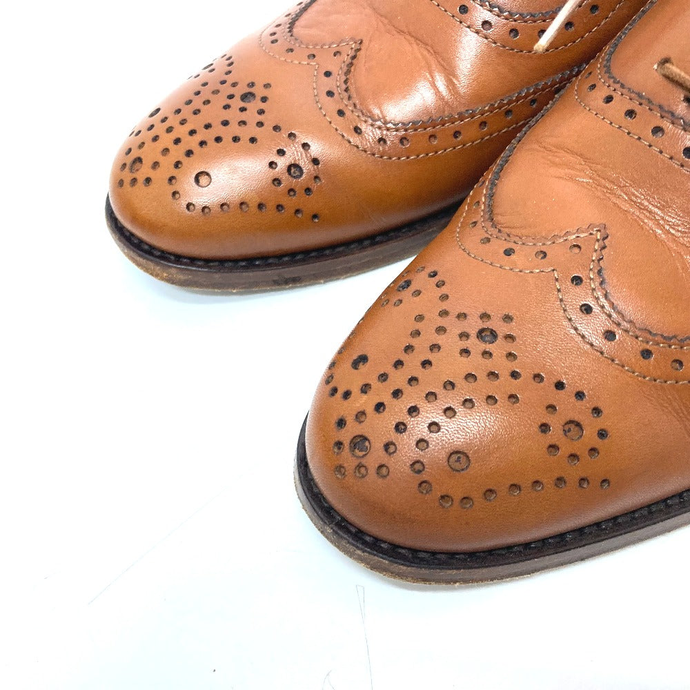 RALPH LAUREN loafers leather Brown Dress Chip Women 37 1|2 (M) Used Authentic