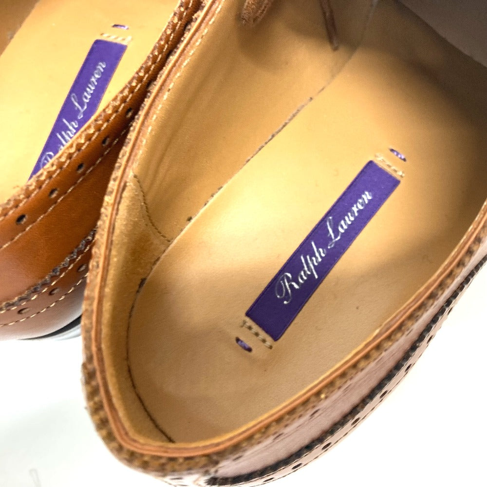 RALPH LAUREN loafers leather Brown Dress Chip Women 37 1|2 (M) Used Authentic
