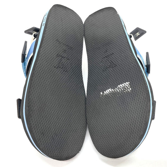 LOUIS VUITTON Sandals 1A8GK0 Nylon, Mixed Materials blue Loco Velcro Arcade Line Women 37 Used Authentic
