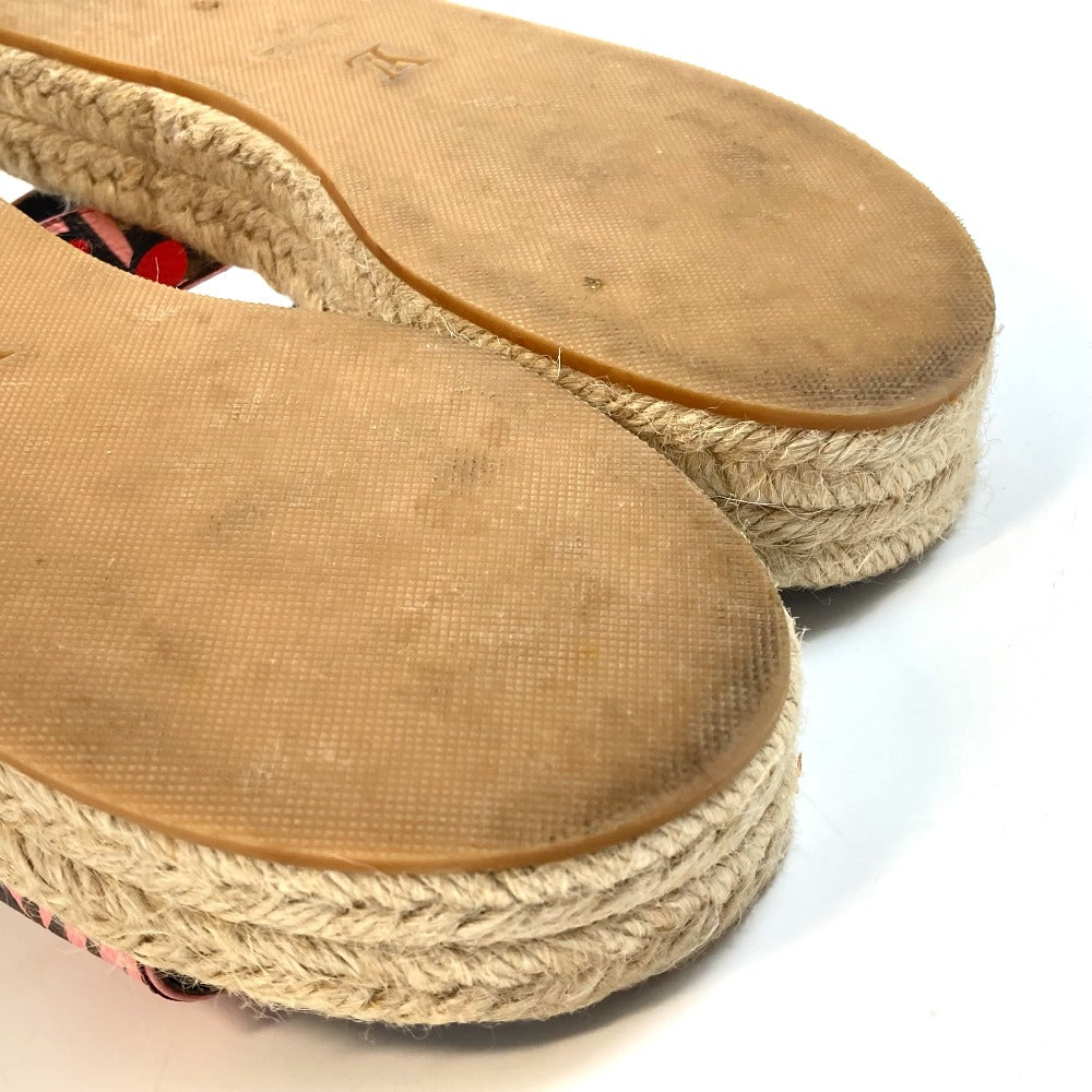 LOUIS VUITTON Sandals Monogram canvas pink Monogram Jungle dot Women 36 Used Authentic