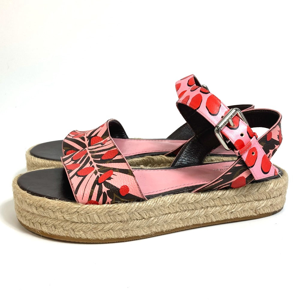 LOUIS VUITTON Sandals Monogram canvas pink Monogram Jungle dot Women 36 Used Authentic
