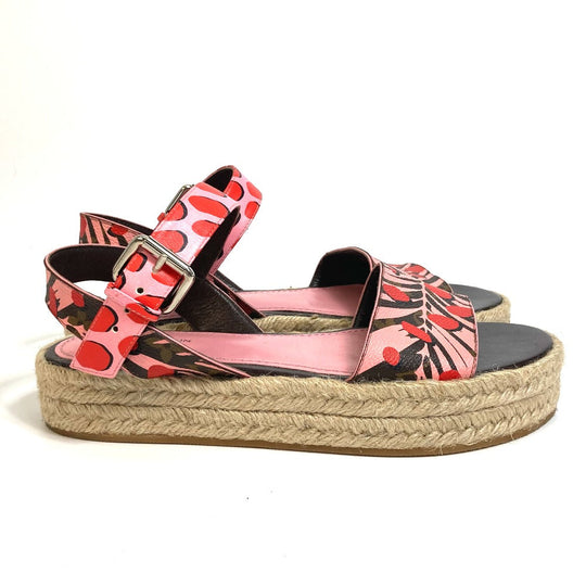 LOUIS VUITTON Sandals Monogram canvas pink Monogram Jungle dot Women 36 Used Authentic