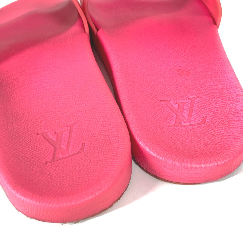 LOUIS VUITTON Sandals rubber pink waterfront line Monogram 8