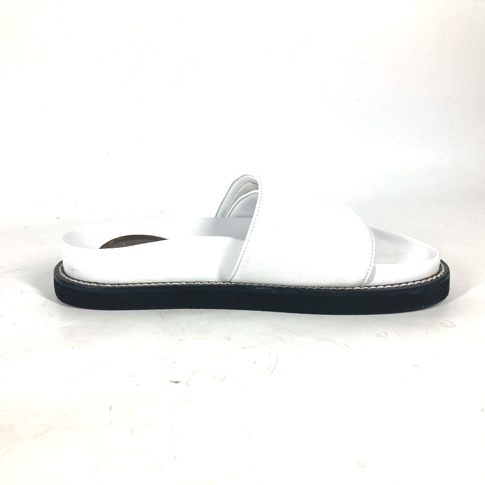 LOUIS VUITTON Sandals leather white Shoes shoes logo mens 39 Used Authentic