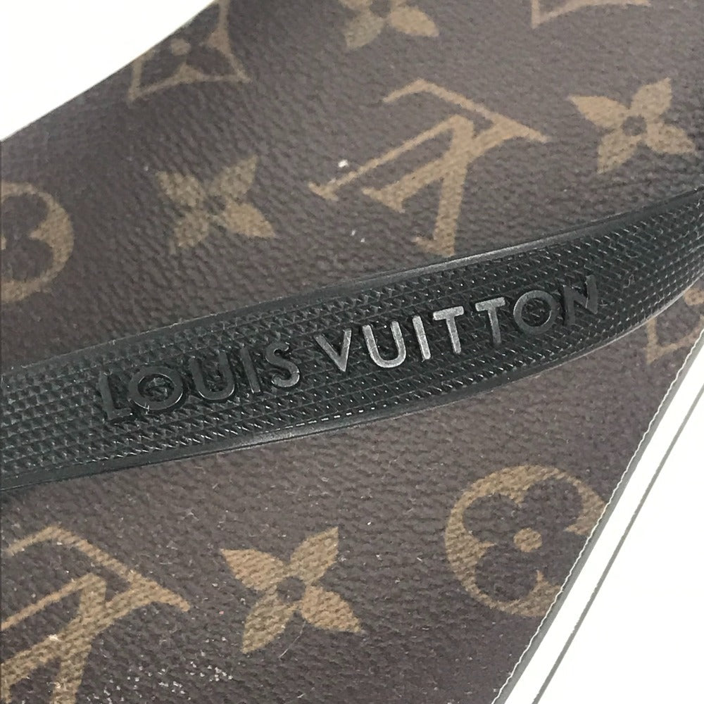 LOUIS VUITTON Sandals rubber Brown Monogram Beach sandal 8