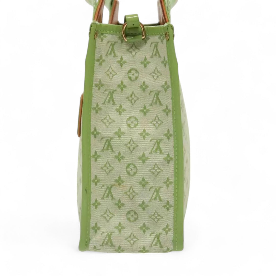 Louis Vuitton Monogram Mini Sac Catline Women's Tote Bag Almond Green