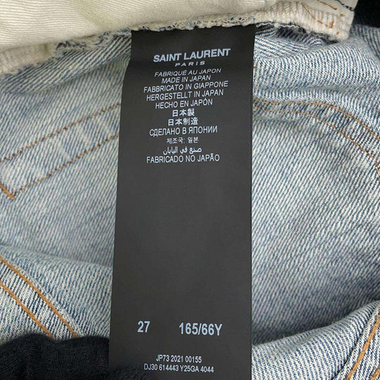 SAINT LAURENT PARIS Denim Cotton Blue Pants Preloved