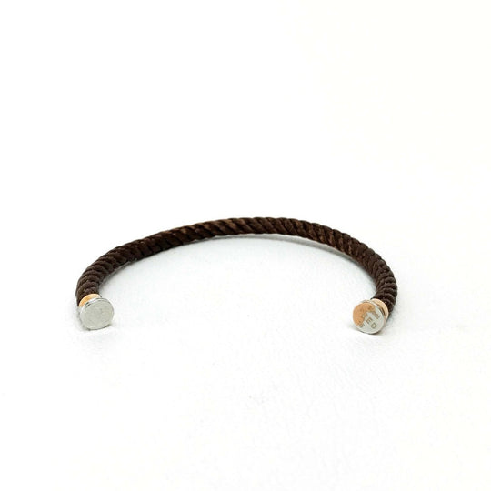 FRED bracelet Stainless Steel Brown Bracelet Cord Force 10 accessories unisex(Unisex) 15 Used Authentic