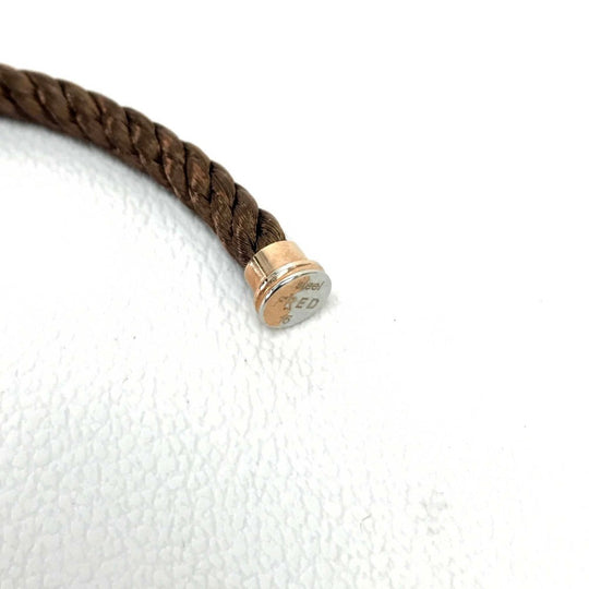 FRED bracelet Stainless Steel Brown Bracelet Cord Force 10 accessories unisex(Unisex) 15 Used Authentic