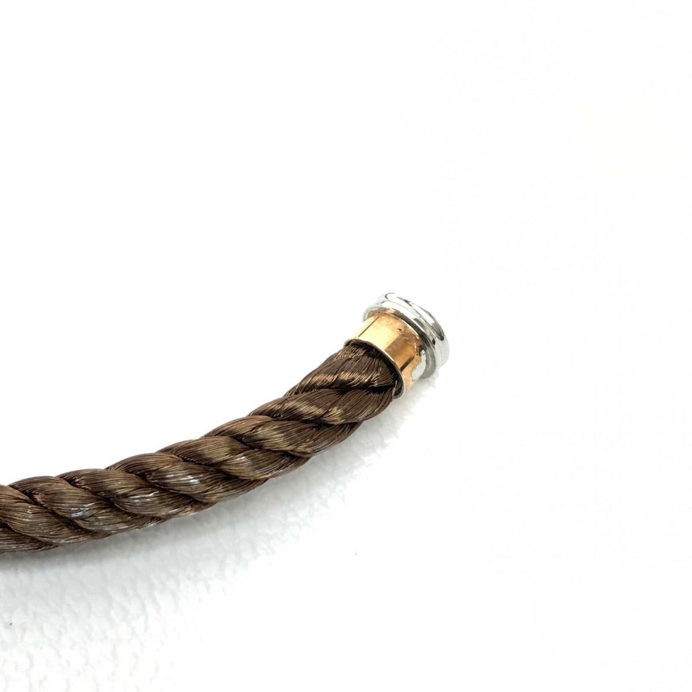 FRED bracelet Stainless Steel Brown Bracelet Cord Force 10 accessories unisex(Unisex) 15 Used Authentic