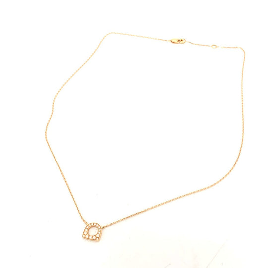 FRED Necklace 18K Pink Gold gold 18K Pink Gold Success Necklace Women Used Authentic