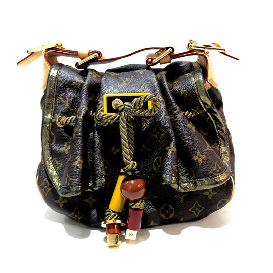 LOUIS VUITTON Shoulder Bag M97016 Monogram canvas Brown Monogram Kalahari PM Women Used Authentic
