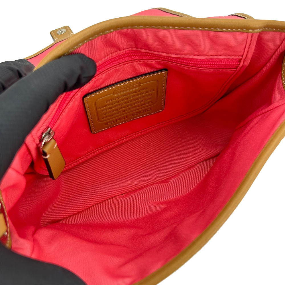 COACH Shoulder Bag F29763 leather Women Used Authentic