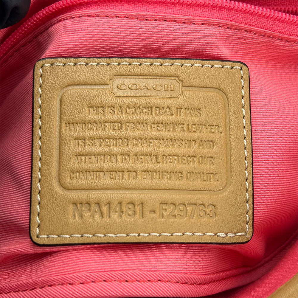 COACH Shoulder Bag F29763 leather Women Used Authentic