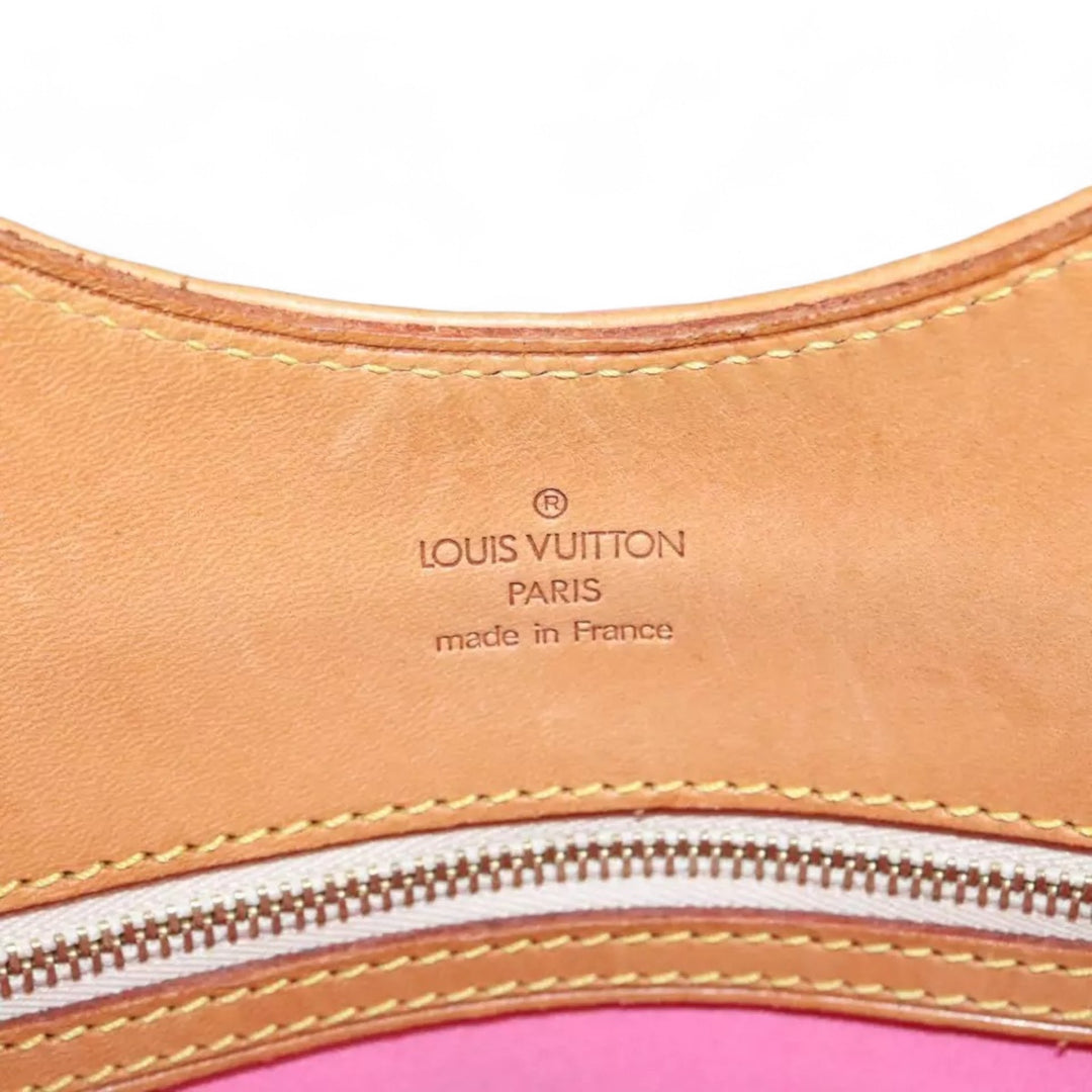 Louis Vuitton Monogram Mini Sac Catrain Hand Bag Strawberry Pink Canvas Women's Tote