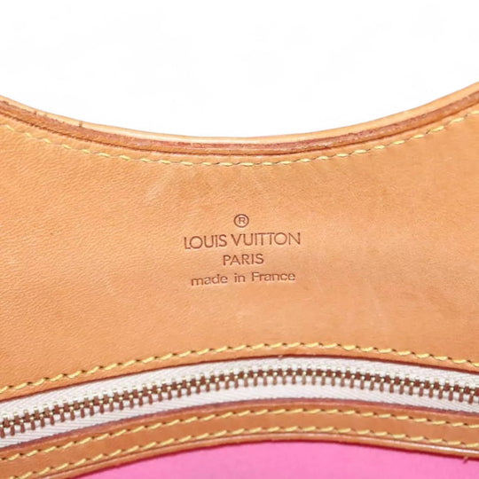 Louis Vuitton Monogram Mini Sac Catrain Hand Bag Strawberry Pink Canvas Women's Tote