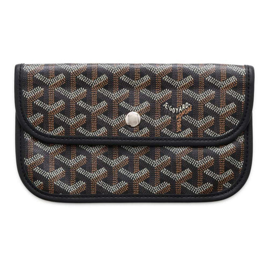 Goyard Saint Louis PVC Leather Black Tote Bag Preloved
