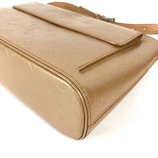 LOUIS VUITTON Shoulder Bag M55127 Monogram mat leather gold Monogram mat Alston Women Used Authentic