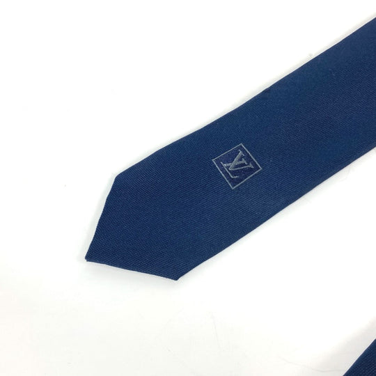 LOUIS VUITTON handkerchief M70220 Silk, Cotton Navy Accessories Pochette LV Ruban mens Used Authentic