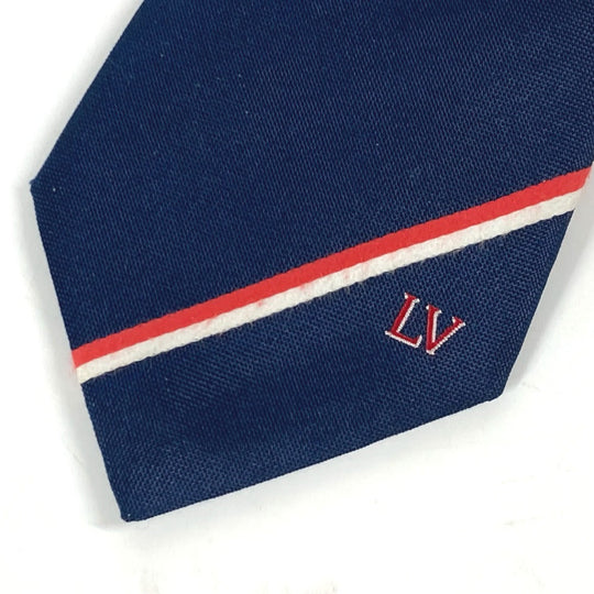 LOUIS VUITTON handkerchief M70220 Silk, Cotton Navy Accessories Pochette LV Ruban mens Used Authentic