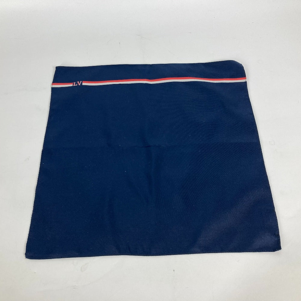 LOUIS VUITTON handkerchief M70220 Silk, Cotton Navy Accessories Pochette LV Ruban mens Used Authentic