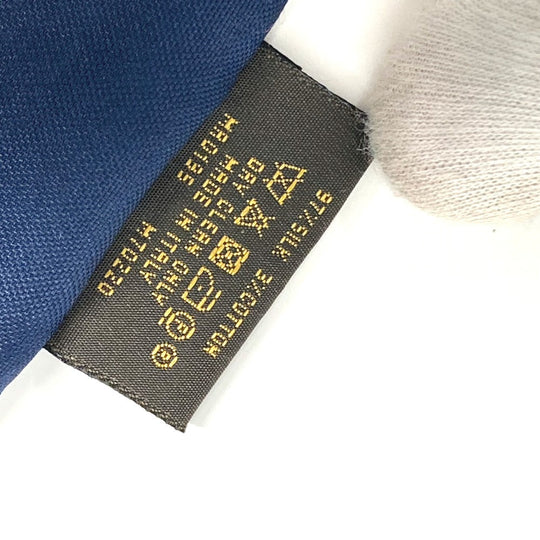 LOUIS VUITTON handkerchief M70220 Silk, Cotton Navy Accessories Pochette LV Ruban mens Used Authentic