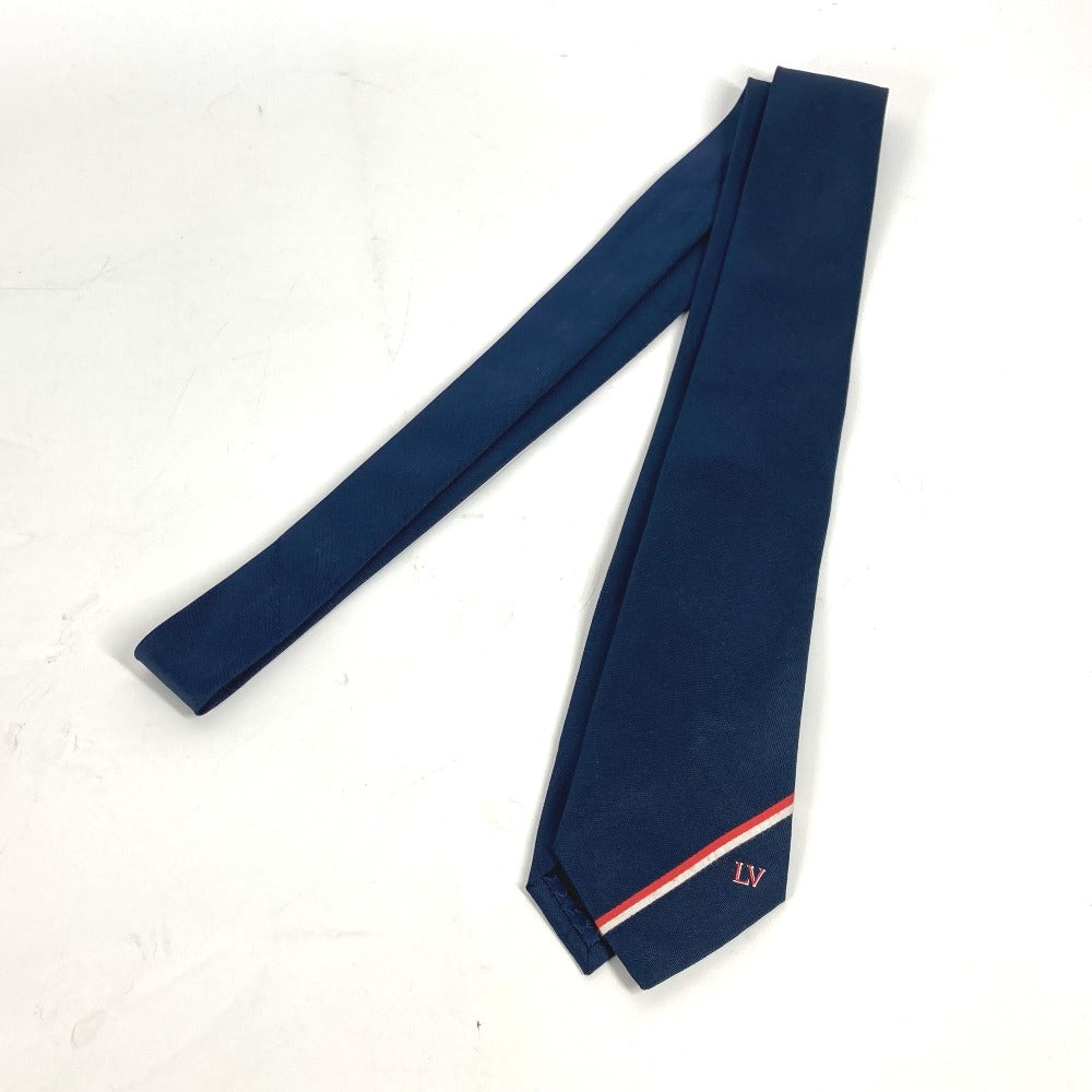 LOUIS VUITTON handkerchief M70220 Silk, Cotton Navy Accessories Pochette LV Ruban mens Used Authentic