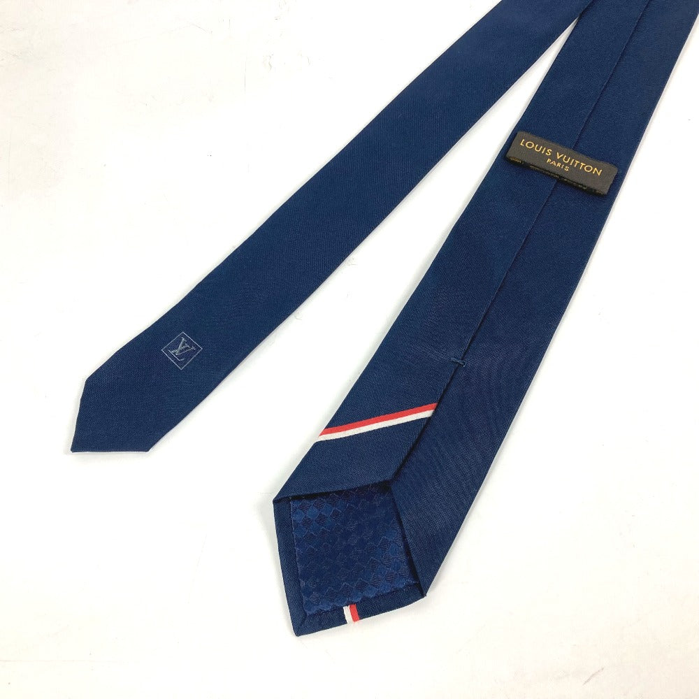 LOUIS VUITTON handkerchief M70220 Silk, Cotton Navy Accessories Pochette LV Ruban mens Used Authentic
