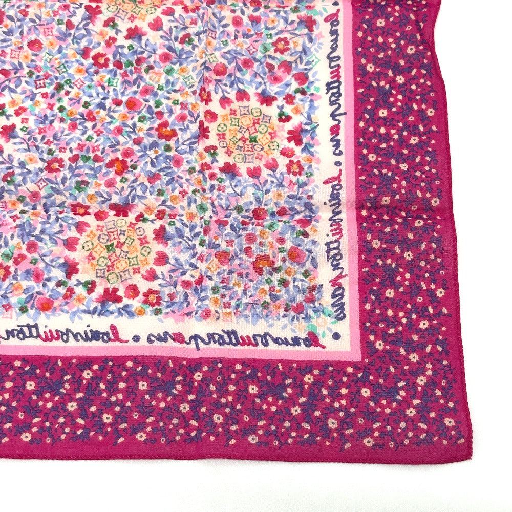 LOUIS VUITTON scarf silk Red Catania Women Used Authentic