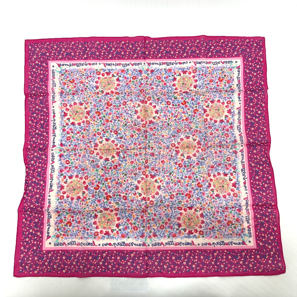 LOUIS VUITTON scarf silk Red Catania Women Used Authentic