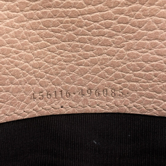 GUCCI Long Wallet Purse leather Pink type Petit Marmont leather Women Used Authentic