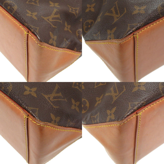 LOUIS VUITTON Tote Bag M51148 Monogram canvas Brown Monogram Cabas Piano Women Used Authentic