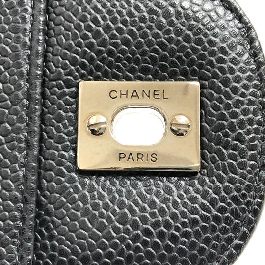 CHANEL Shoulder Bag A28600 Caviar skin black Matrasse 30 Women Used Authentic