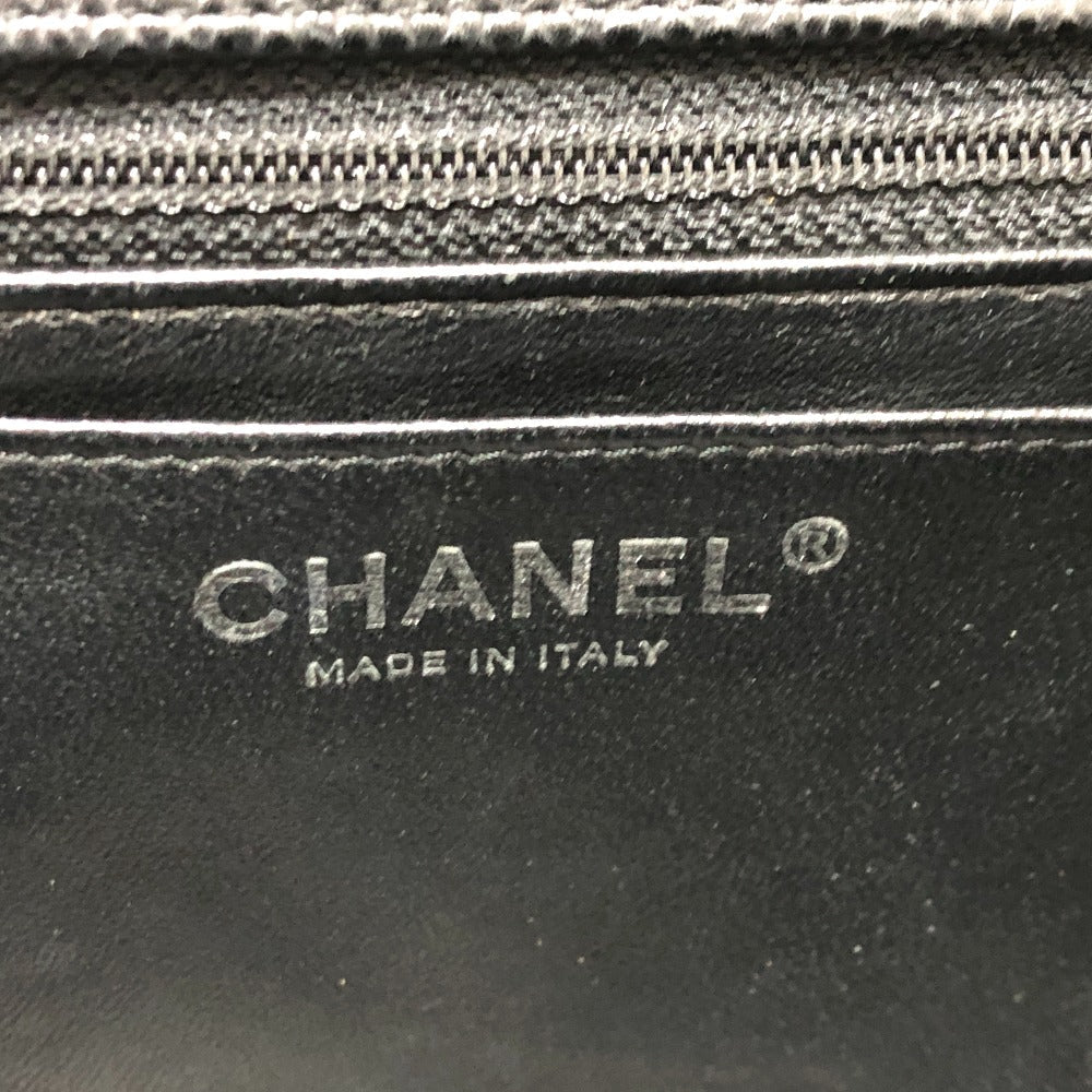 CHANEL Shoulder Bag A28600 Caviar skin black Matrasse 30 Women Used Authentic