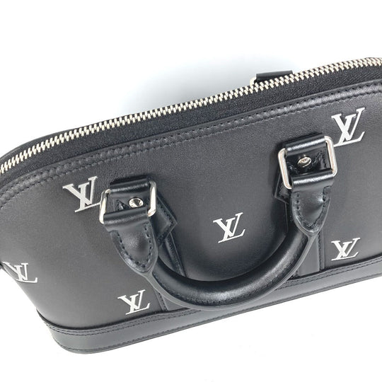 LOUIS VUITTON Handbag M24529 Calf leather black Alma EW Women Used Authentic