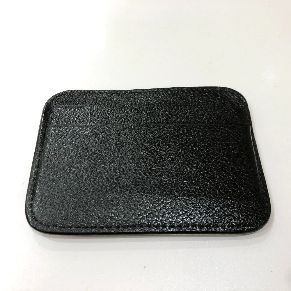BALENCIAGA Card Case 593812 leather black logo
