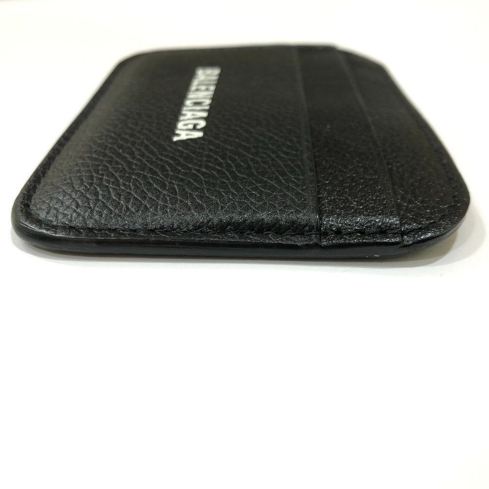 BALENCIAGA Card Case 593812 leather black logo