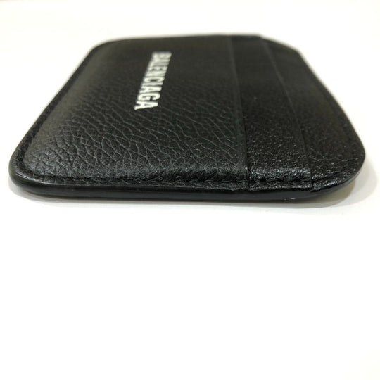 BALENCIAGA Card Case 593812 leather black logo