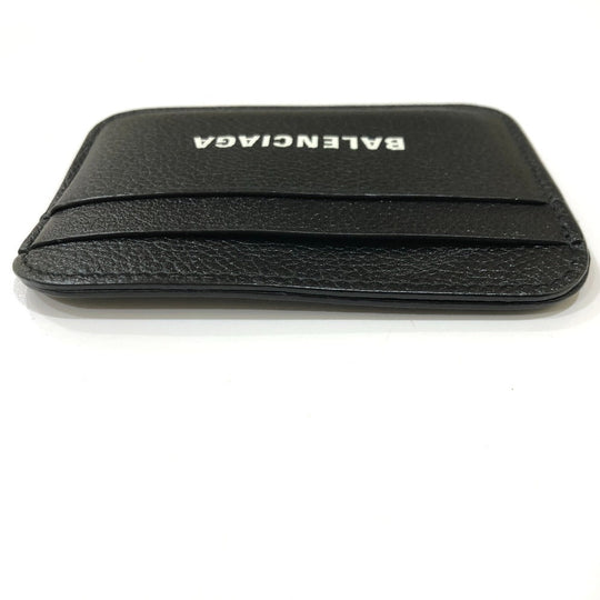 BALENCIAGA Card Case 593812 leather black logo