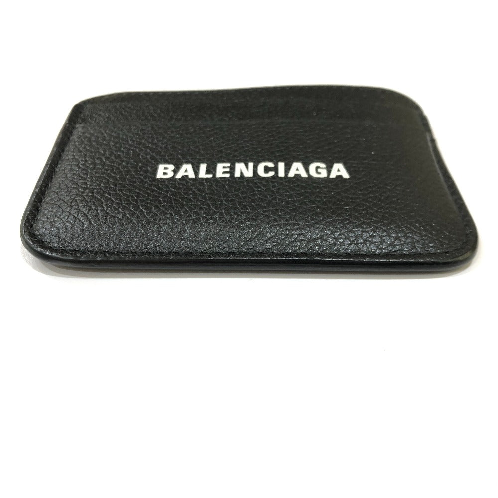 BALENCIAGA Card Case 593812 leather black logo