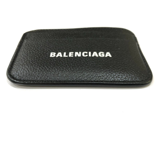 BALENCIAGA Card Case 593812 leather black logo